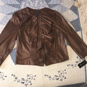 INC Faux Suede/Leather Jacket NEW WITH TAGS!